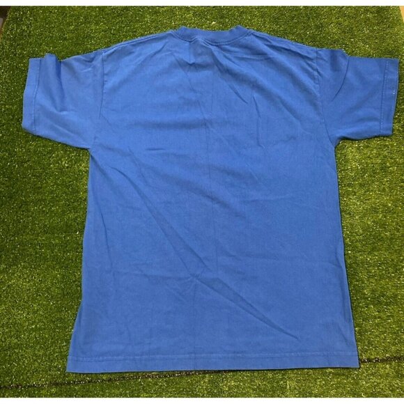 Texas Rangers shirt medium mens blue World Series Y2K Majestic unisex adult 2011 - Picture 5 of 8